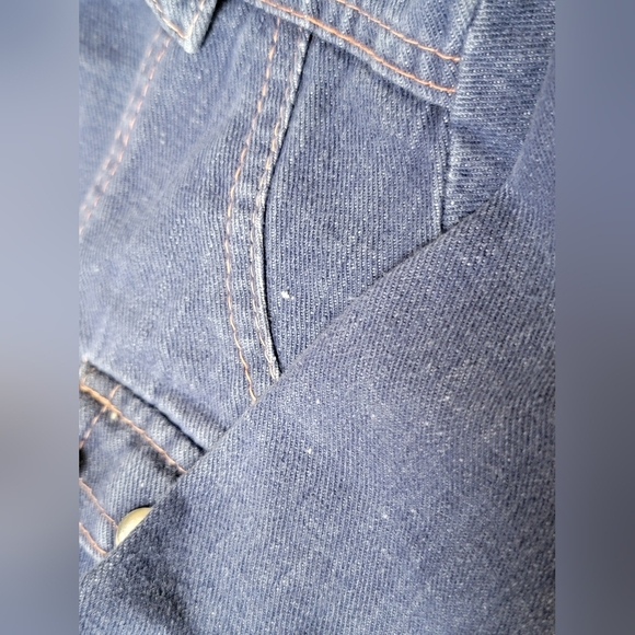 Vintage Turino Kids Blue Denim Jacket 70's - 80's Era FLAWLESS Sz 4 100% Cotton - Picture 10 of 13